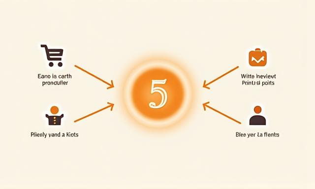 Stylized graphic showing points being earned through shopping, reviews, and referrals